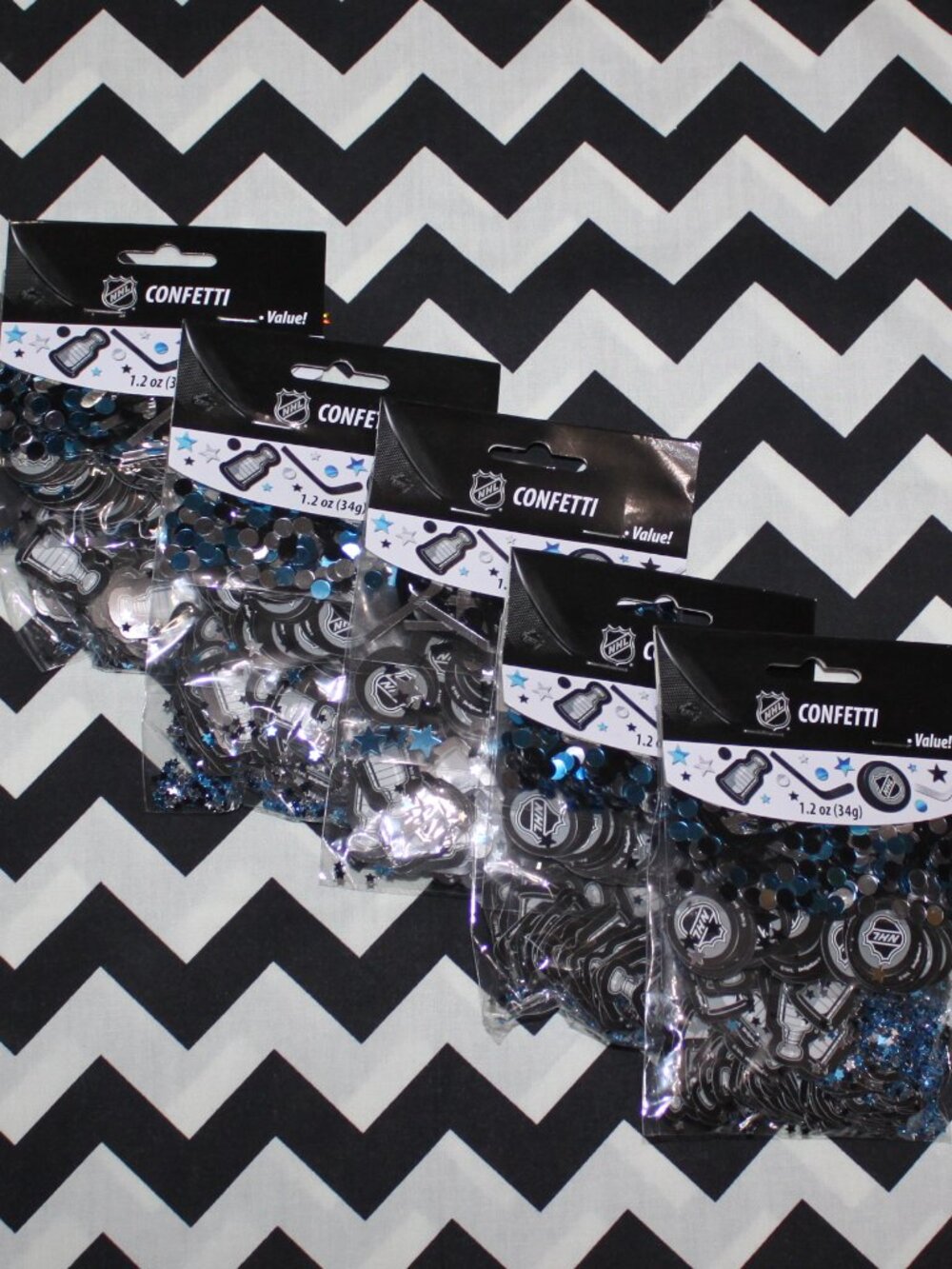 5-Pack NHL Stanley Cup Confetti